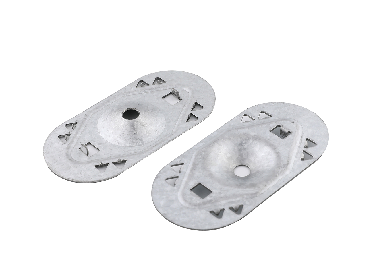 Oval Barbed Metal Seam Plates  