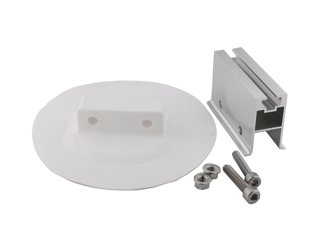 Built-in Guide Rail PV Mounting Base 