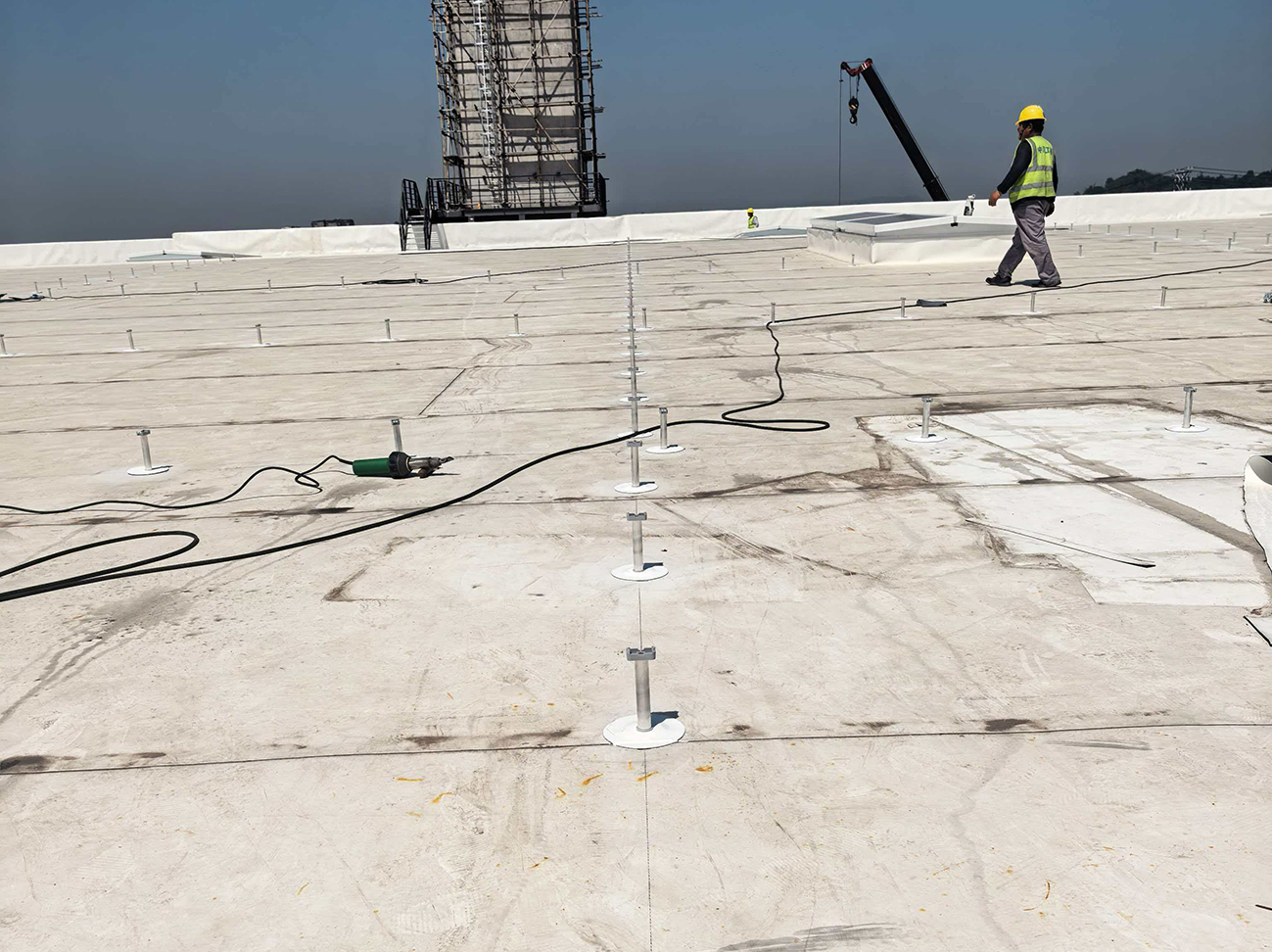 Lightning protection base